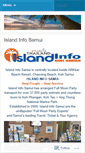 Mobile Screenshot of islandinfokohsamui.com